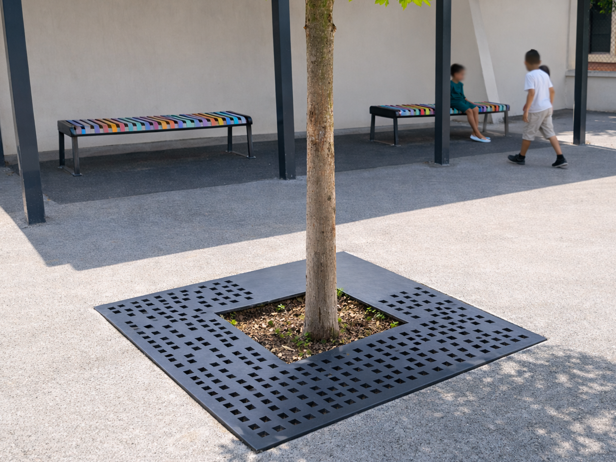 Grille d´Arbre acier – Hedera
