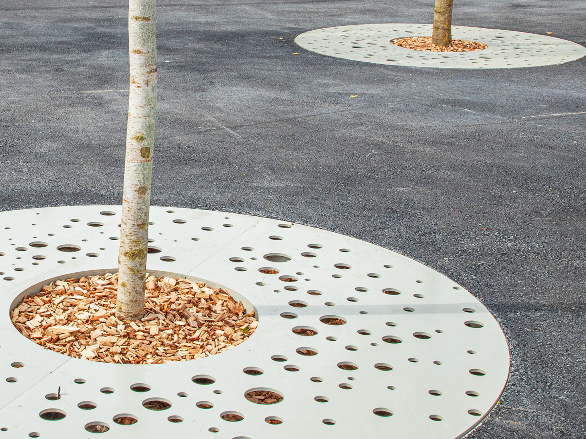 Grille d´Arbre acier – Square