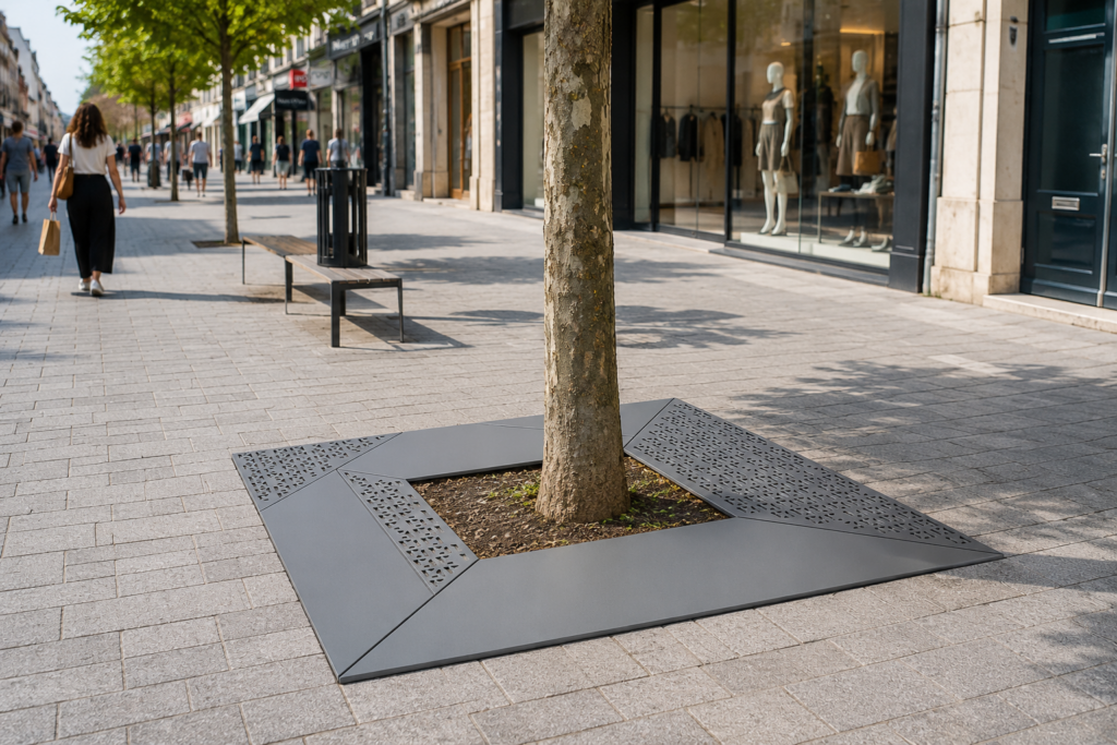 Grille d’arbre Origami atech